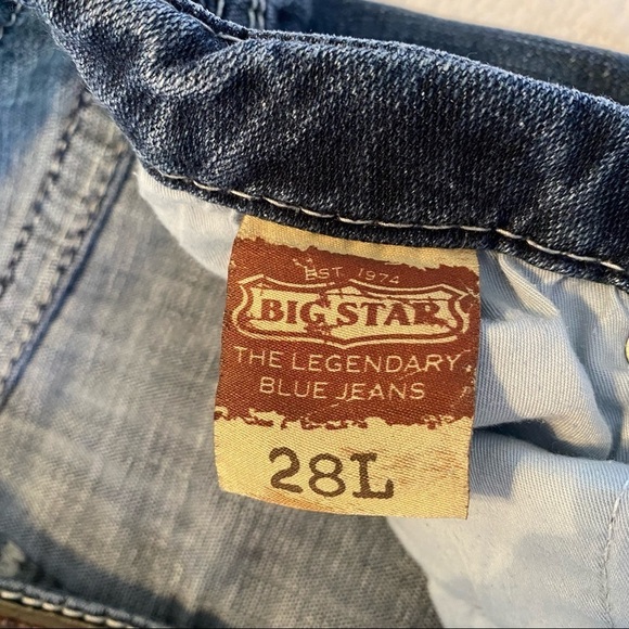 Big Star Maddie Boot Flare Vintage Collection Flap Pocket Jeans - 28 - Picture 5 of 16